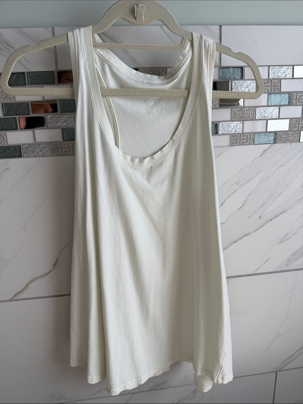 Lululemon love tank light yellow, size 12 EauC